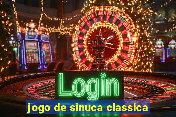 jogo de sinuca classica